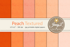 Pastel Peach Plaid Digital Papers Product Image 2