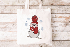 Snowman Machine Embroidery Design. Product Image 2