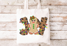 Gingerbread Cookie Girl. Joy Christmas Machine Embroidery Product Image 2