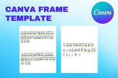 Canva Letters Frame Alphabet Template Font Easy Add Photo_C2 Product Image 2