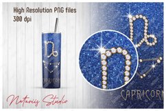 Capricorn Zodiac Sign with Constellation 20oz SKINNY TUMBLER Product Image 2