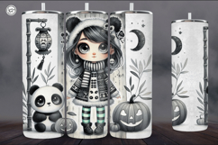 4 Cute Halloween Tumbler Wrap Sublimations, 20 oz Product Image 5