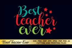 Teacher SVG PNG EPS DXF Files for Cutting and Printing Product Image 1