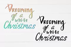 Sublimation PNG Quote Dreaming of a white Christmas Design Product Image 2