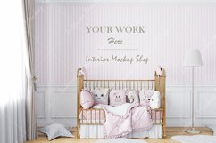 Mockup in interior, Blank wall mockup, Nursery mockup Product Image 1