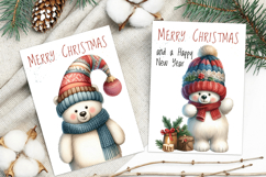 Merry Christmas Card. Printable cards Product Image 2