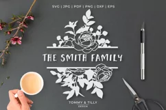 Floral No.6 Design - Cut File SVG EPS DXF PNG PDF JPG Product Image 1