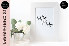 Wedding SVG, Bridal Shower, Mr.and Mrs, Wedding Party Product Image 2