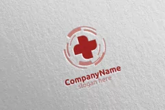 Biomedicine Cross Medical Hospital Logo 12 Product Image 3