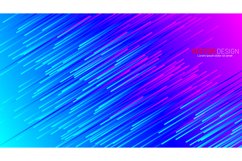 Colorful abstract diagonal lines on gradient futuristic Product Image 2