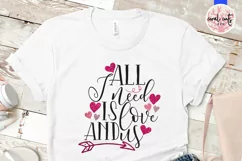 All i need is love and us - Love & Valentine SVG EPS DXF PNG Product Image 2