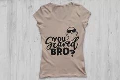 You Scared Bro Svg, Halloween Svg, Ghost Svg, Ghoul Svg. Product Image 2