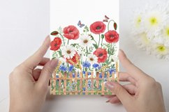 Watercolor Wildflowers. Botanical Wall Watercolor Prints. Product Image 7