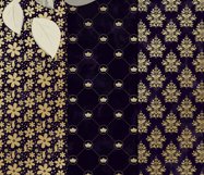 Silver and Golden Royal patterns, Vegetable scrapbook paper. Product Image 4