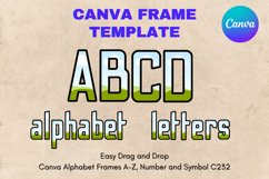 Canva Letters Frame Alphabet Template Font Add Photo_C260 Product Image 1