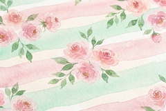 Watercolor Seamless Floral Pattern Mother's Day Product Image 1