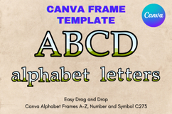 Canva Letters Frame Alphabet Template Font Add Photo_C73 Product Image 1