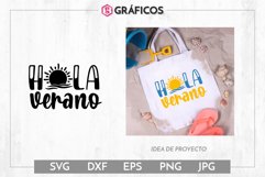 Hola verano SVG - Frases Verano Product Image 1