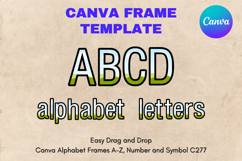 Canva Letters Frame Alphabet Template Font Add Photo_C77 Product Image 1