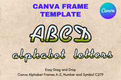 Canva Letters Frame Alphabet Template Font Add Photo_C79 Product Image 1