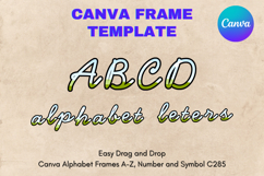 Canva Letters Frame Alphabet Template Font Add Photo_C85 Product Image 1