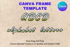 Canva Letters Frame Alphabet Template Font Add Photo_C86 Product Image 1