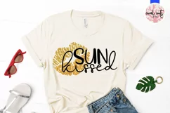 Sun kissed - Summer SVG EPS DXF PNG Cut File Product Image 2