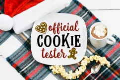 Official cookie tester svg, christmas cookies svg dxf Product Image 2