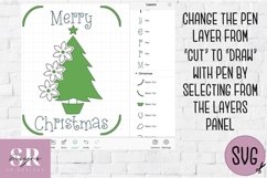 3D Christmas insert card design| Paper cutting | Cricut Joy Product Image 5