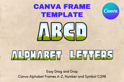 Canva Letters Frame Alphabet Template Font Add Photo_C98 Product Image 1