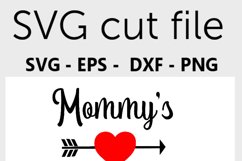 Mommy's Valentine SVG | Valentine's Day SVG Product Image 2