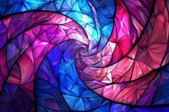 Stained Glass Swirl Background Wallpaper Product Image 1