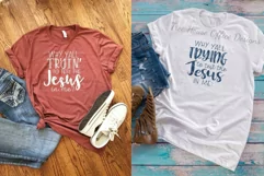 Why Y'all Trying to Test the Jesus in Me Funny Southern SVG Product Image 4