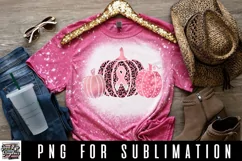 Breast cancer awareness pumpkin sublimation tshirt designs Product Image 1
