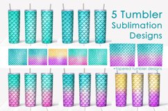 Tumbler Sublimation, Mermaid Tumbler Design 20oz Product Image 1