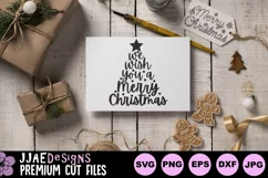 We wish you a Merry Christmas svg | Christmas 2021 svg Product Image 1