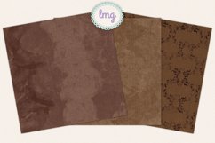 Brown Blue Jeans Digital Scrapbooking Papers Product Image 4