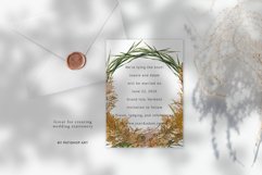 Watercolor Pampas Grass Wreath Collection Product Image 7