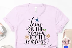 Jesus Is The Reason For The Season - Christmas SVG EPS DXF Product Image 3