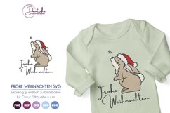 Frohe Weihnachten SVG | Weihnachtshase Product Image 1
