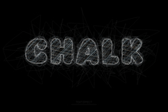 Chalk Line Art Style Text Effect Editable Product Image 1