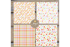 Back to School SEAMLESS Digital Papers and Clipart Product Image 3