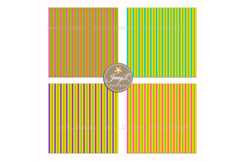 Colorful Bright Stripes Digital Papers, Colored Pattern Product Image 4