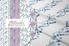 Watercolor lavender PNG JPG set Product Image 3