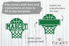 Basketball SVG | Basketball Template 0013 | Shirt Design Product Image 6