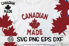 Canadian Made - Grunge - SVG PNG DXF EPS Product Image 2