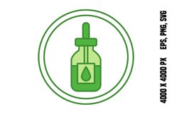 Green Serum Label Product Image 1