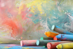 Crayon Art Background Wallpaper Product Image 1