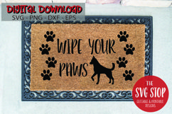 Wipe Your Paws | Funny Welcome Mat SVG Product Image 1