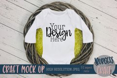 Easter Baby bodysuit Craft mock up |High Resolution JPEG Product Image 1